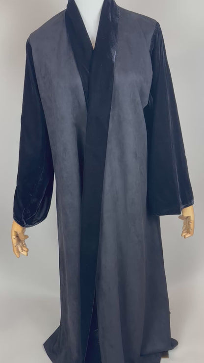 Velvet Abaya coat